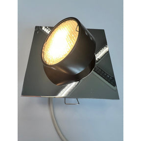 Mawa - Einbaustrahler Wittenberg 1-flammig eckig halogen mit Wabenraster chrom inkl. Trafo