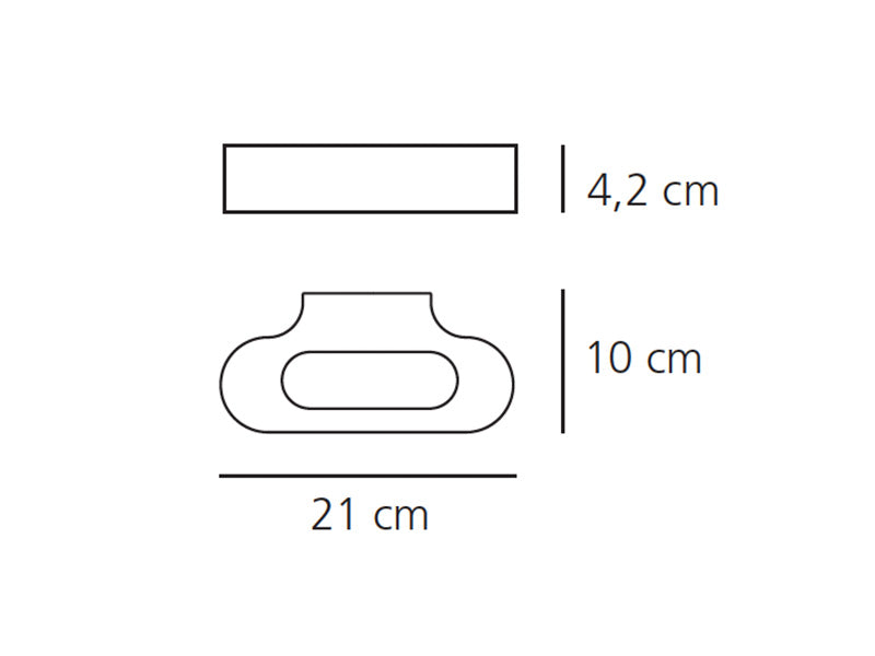 Artemide - Wandleuchte Talo klein