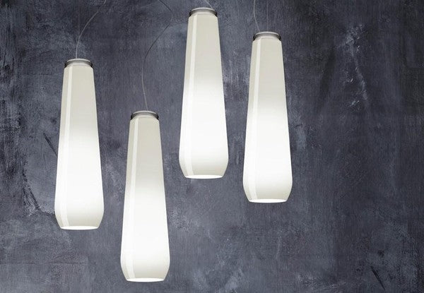 Foscarini - Pendelleuchte Glass Drop LED Weiss
