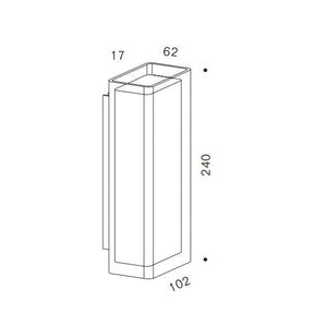 Serien Lighting - Wandleuchte ROD