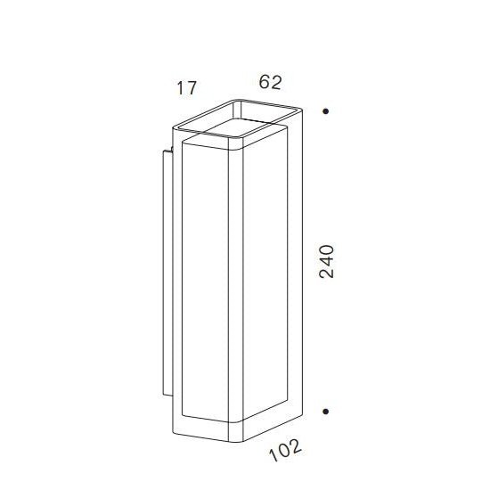 Serien Lighting - Wandleuchte ROD