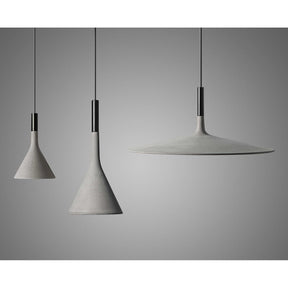 Foscarini - Pendelleuchte Aplomb Large grau