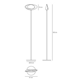 Artemide - Stehleuchte Cabildo LED, weiss