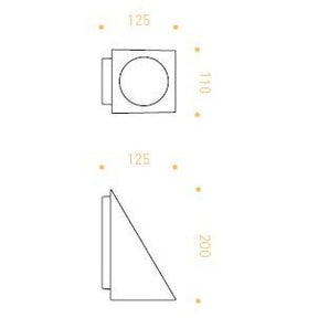 Artemide - Halogenstrahler Serie I RAL 5003 blau Ausstellungsware