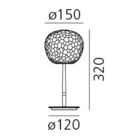Artemide - Tischleuchte Meteorite 15 LED