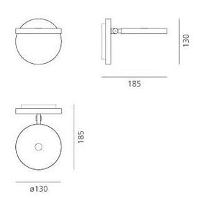Artemide - Wandleuchte Demetra Faretto