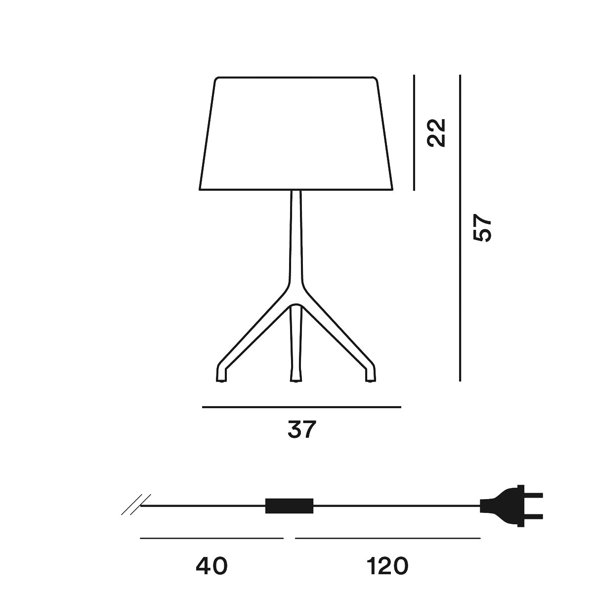 Foscarini - Tischleuchte Lumiere XXL