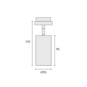 Bruck - Schienenstrahler STAR SPOT 30-65° dim2warm DLR