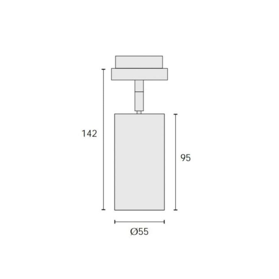 Bruck - Schienenstrahler STAR SPOT 30-65° dim2warm DLR