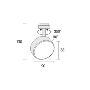 Bruck - Schienenstrahler TUTO DLR mattchrom