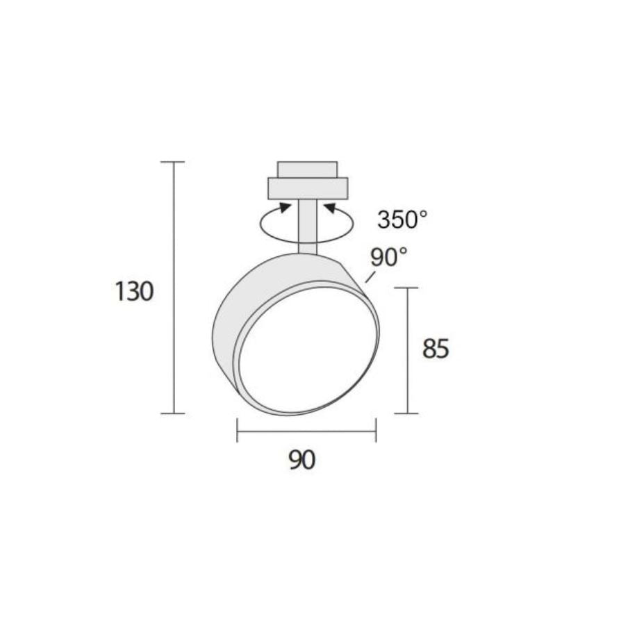 Bruck - Schienenstrahler TUTO DLR mattchrom