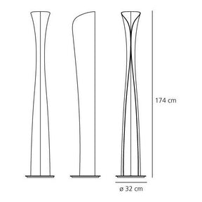 Artemide - Stehleuchte Cadmo LED Schwarz/Weiß