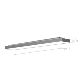 Lightnet - Deckenleuchte Caleo Surface X1 weiß matt