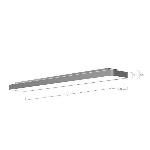 Lightnet - Deckenleuchte Caleo Surface X1 weiß matt