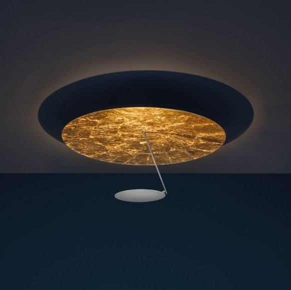 Catellani & Smith - Deckenleuchte Lederam C180 LED Weiß/Gold