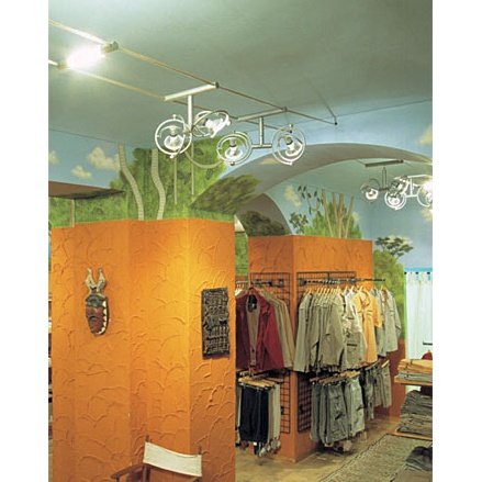Cini&Nils - Seilleuchte TensoFaridue silber Ausstellungsware
