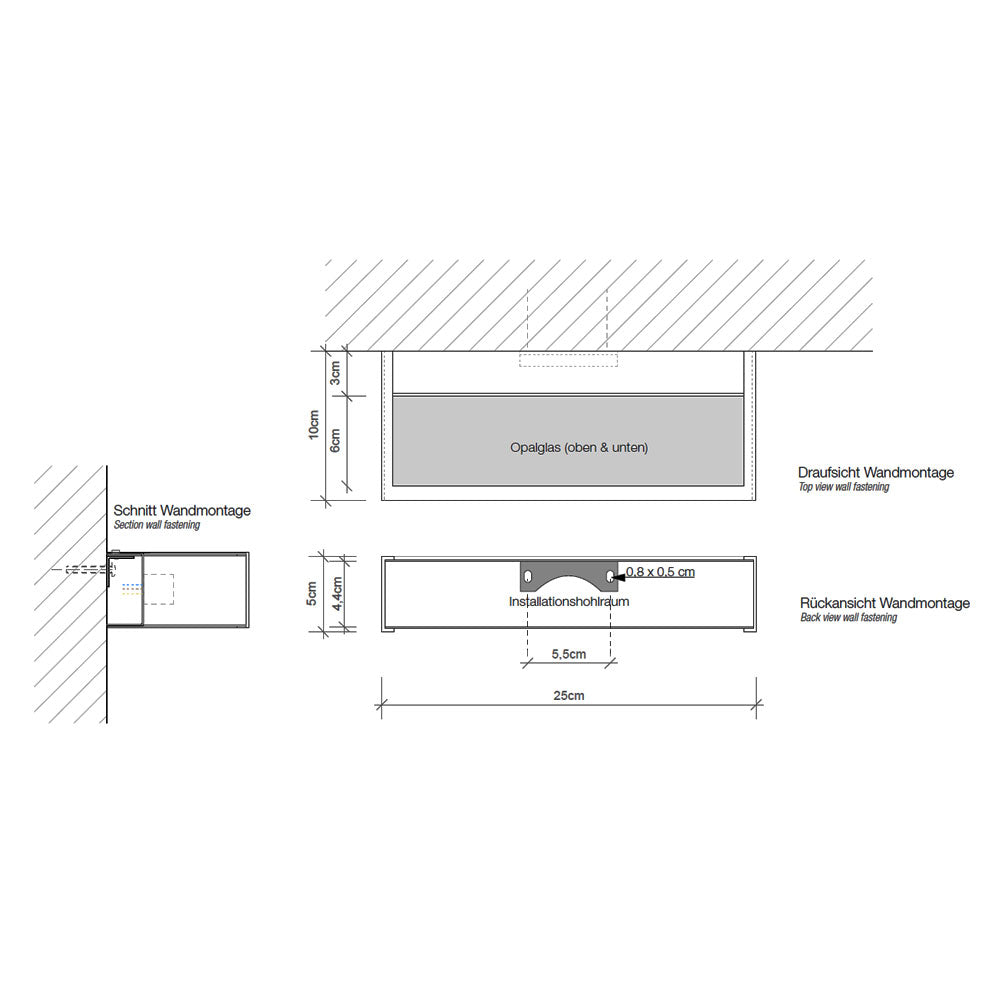 Decor Walther - Wandleuchte Box