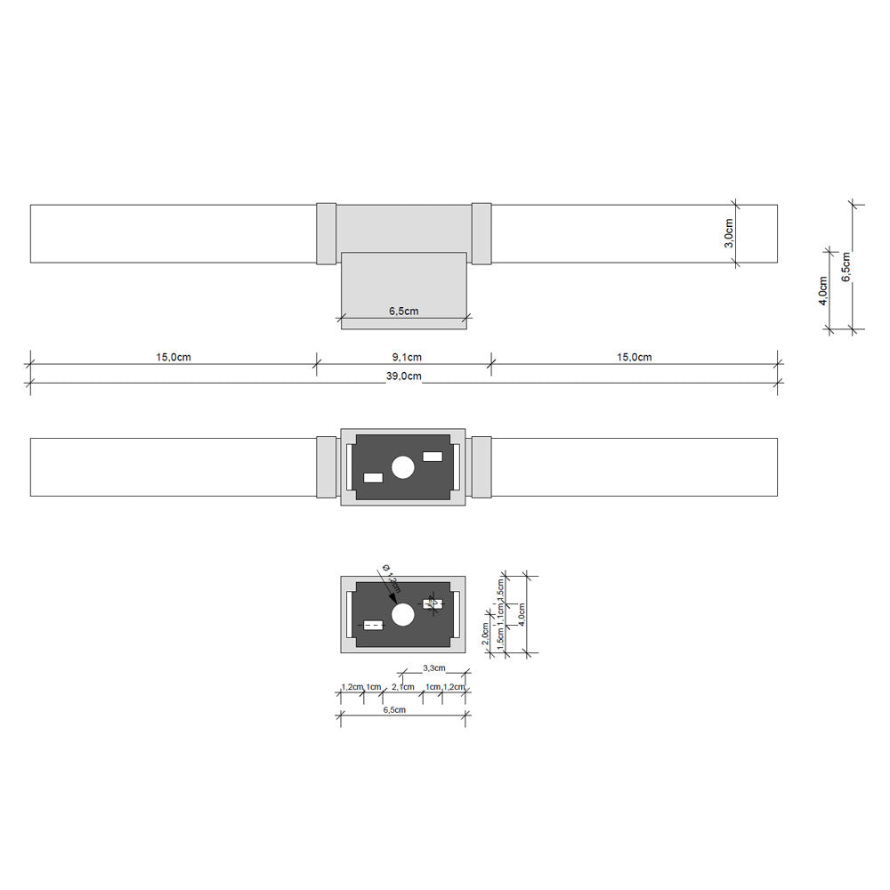 Decor Walther - Wand-/Spiegelleuchte Flow Chrom