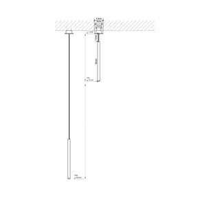 Decor Walther - Pendelleuchte Pipe 1 LED