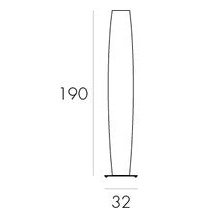 Dix Heures Dix - Stehleuchte COLONNE H161 4x E27 12W LED