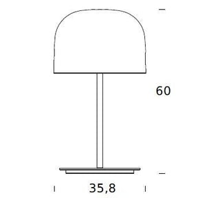 Fontana Arte - Tischleuchte Equatore LED