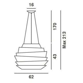 Foscarini - Hängeleuchte Le Soleil, Weiß