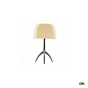 Foscarini - Tischleuchte Lumiere Piccola Tavolo Chrom Schwarz