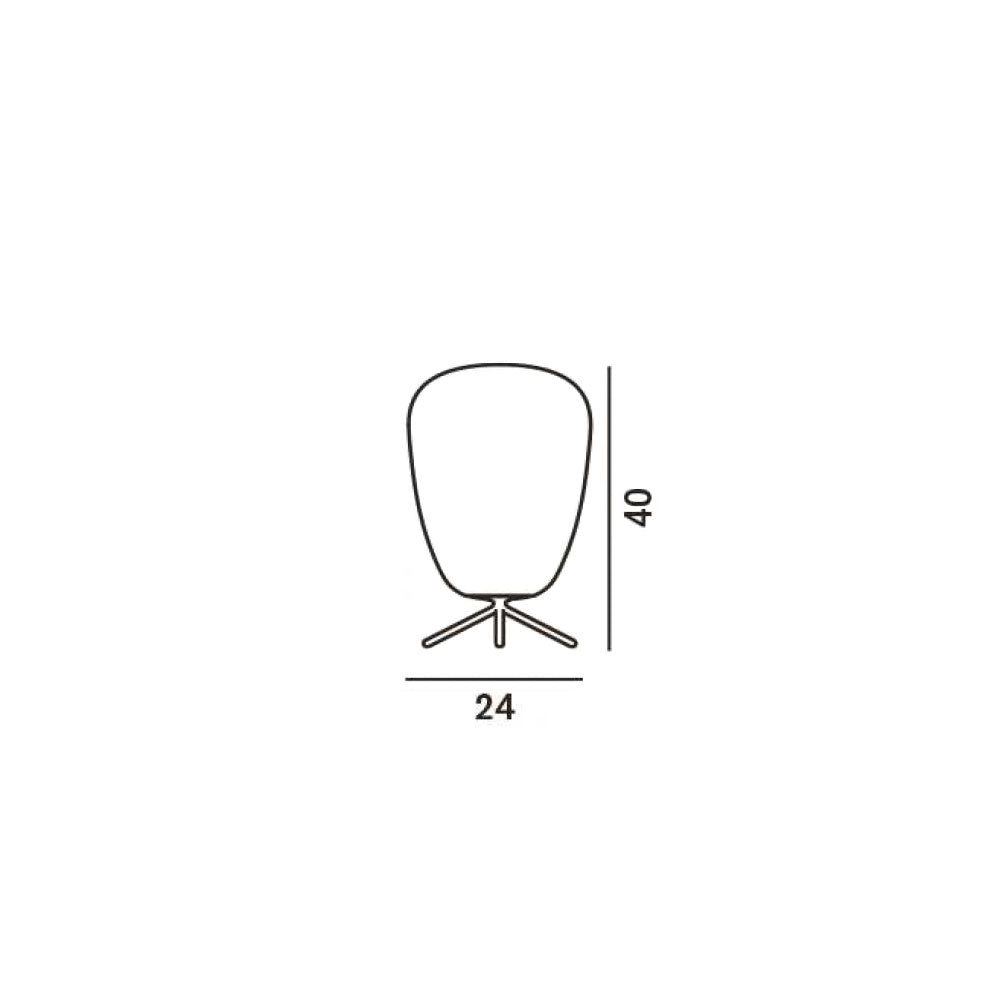 Foscarini - Tischleuchte Rituals 1 alta graphit