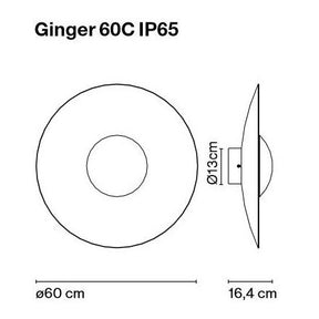 Marset - Wandleuchte Ginger 60C IP65