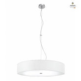 Hufnagel - Pendelleuchte Alea Schirm chintz weiss Ø 60 cm