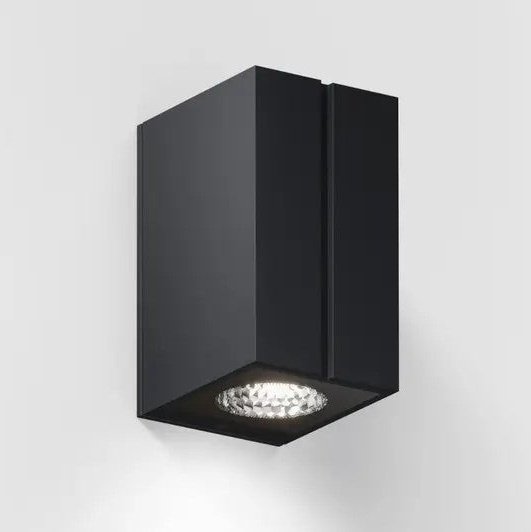 IP44 - Wandleuchte cut one deep black schwarz