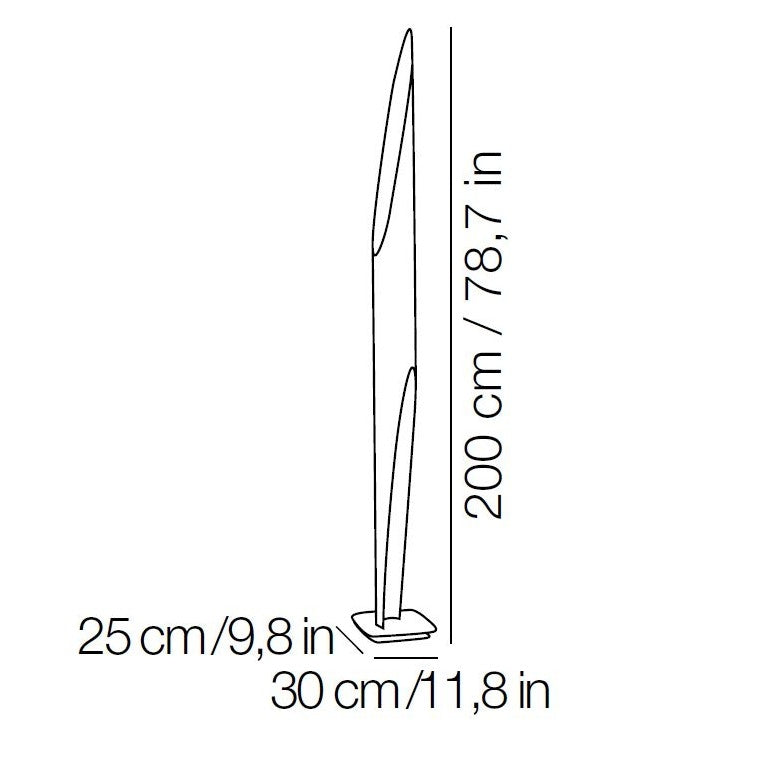 Kundalini SRL - Stehleuchte Shakti 200 weiß