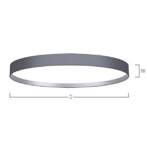 Lightnet - Deckenleuchte BASIC DECO A3 Snow White 600mm