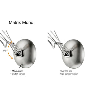 Lumina Italia - Wandleuchte Matrix Mono Nickel