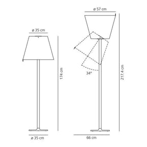 Artemide - Stehleuchte Melampo