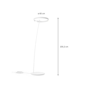 Occhio - Stehleuchte Mito raggio LED 60W "Air" schwarz matt-bronze - Ausstellungsware