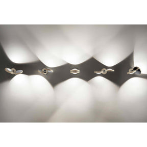 Lodes - Wandleuchte Nautilus chrom LED 2x12W 2700K
