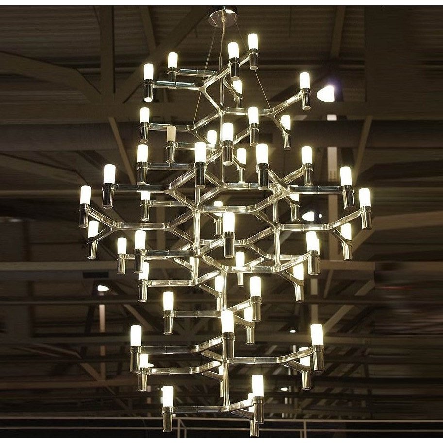 Nemo - Pendelleuchte CROWN SUMMA Aluminium poliert