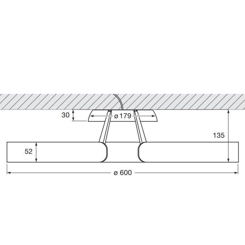 Occhio - Wand-/Deckenleuchte Mito Aura 60 "Air" LED Phantom - Ausstellungsware