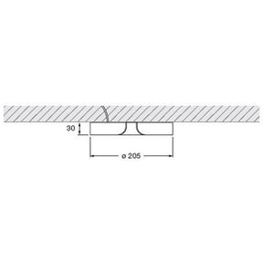 Occhio - Deckenleuchte Mito soffitto 20 up LED air weiss matt - Ausstellungsware