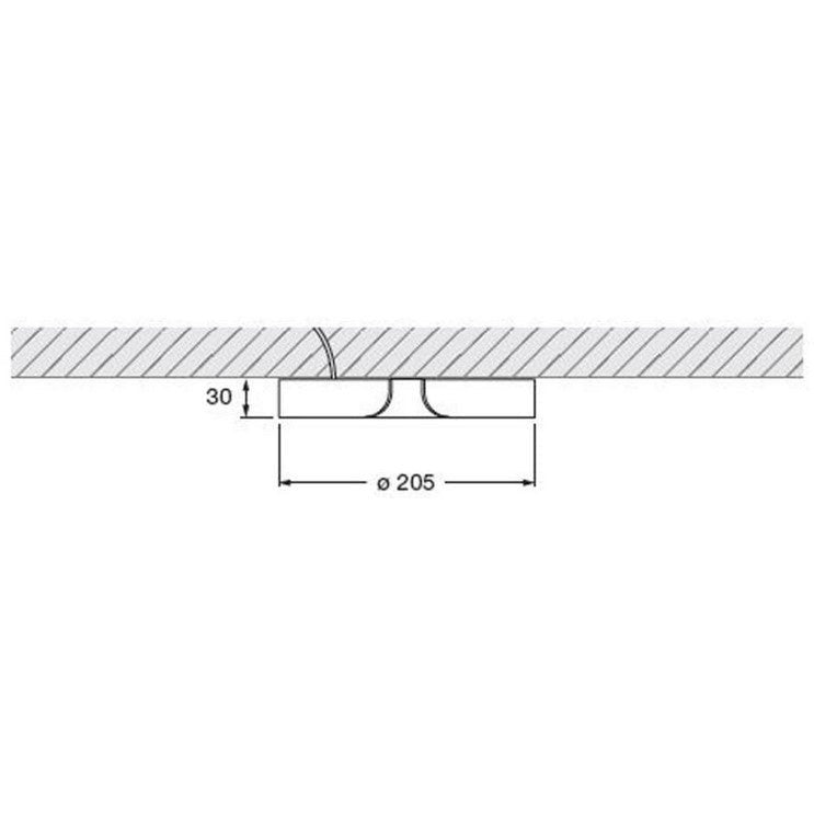 Occhio - Deckenleuchte Mito soffitto 20 up LED air weiss matt - Ausstellungsware