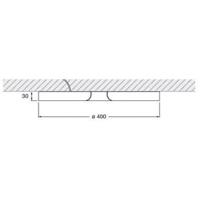 Occhio - Deckenleuchte Mito soffitto 40 up narrow LED air - Ausstellungsware