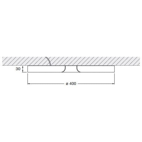 Occhio - Deckenleuchte Mito soffitto 40 up narrow LED air - Ausstellungsware