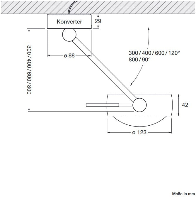 Occhio - Deckenleuchte Sento LED soffitto singolo flat D "Air" Weiß matt - Ausstellungsware