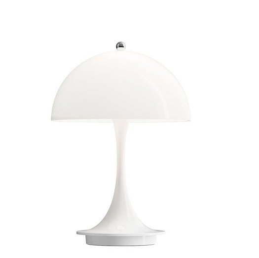 Louis Poulsen - Tischleuchte Panthella Portable Weiß opal