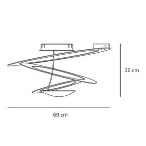 Artemide - Deckenleuchte Pirce Soffitto