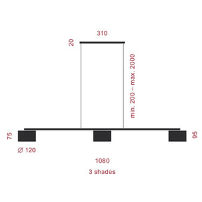 Serien Lighting - Pendelleuchte Reef Suspension