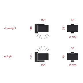 Serien Lighting - Wandleuchte Reef Wall