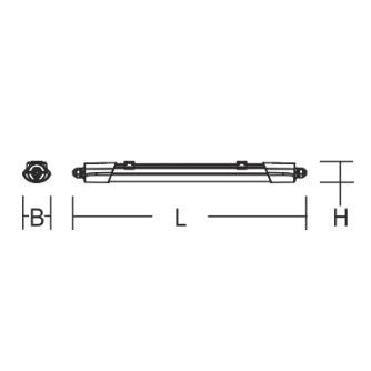 RZB - Wand-Deckenleuchte Planox Pro LED weiß