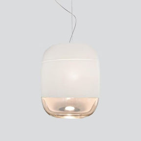 Prandina - Pendelleuchte Gong S3 elfenbein/ transparent